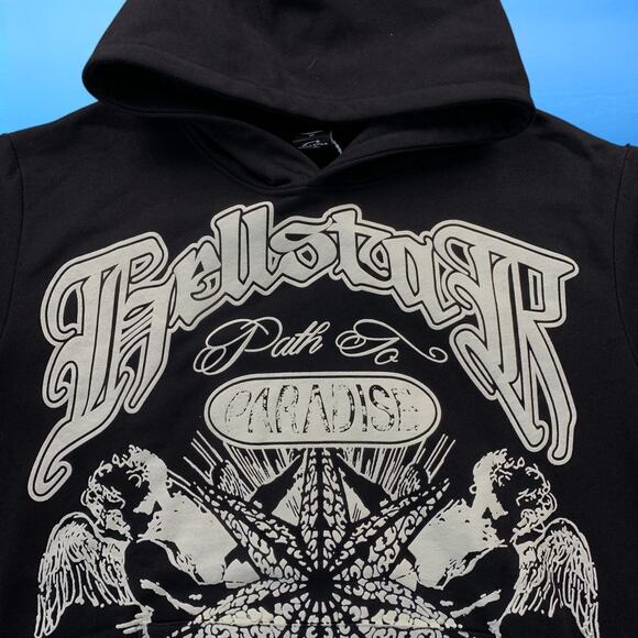Men's Black Hellstar Hoodie - Picture 3 of 7